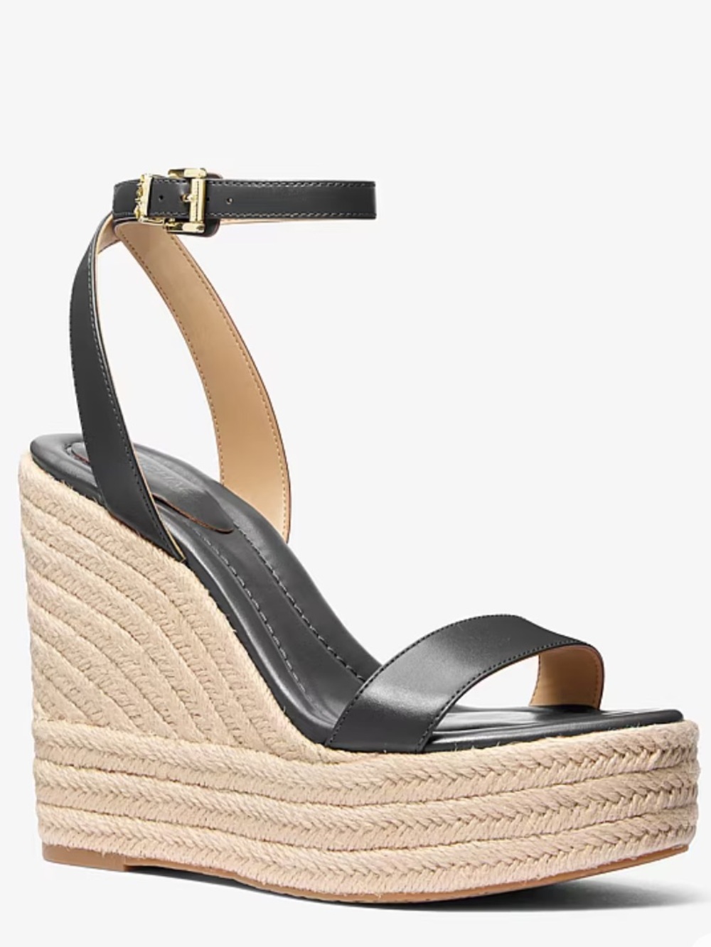 MK Michael Kors Leighton Wedge - Safari Green - Like NEW